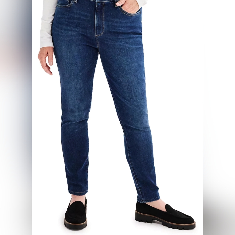 Sonoma Women's Curvy Skinny Dark Wash Jeans (Size 8S) - Picture 3 of 11
